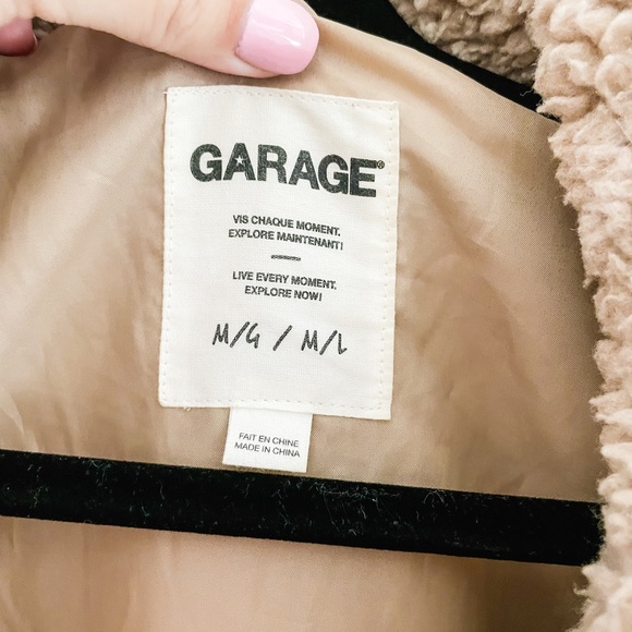 Garage oversized teddy coat - Picture 2 of 3
